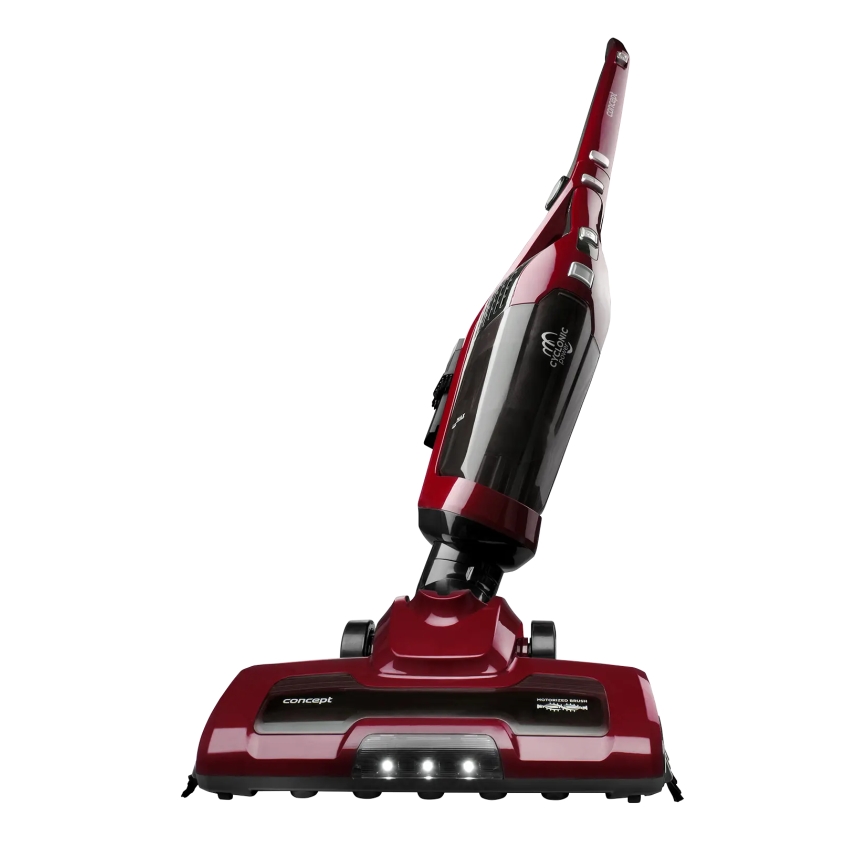 Concept VP4136 - Aspirator vertical fără fir 2 în 1, 100 W/22,2 V, 2200 mAh, roșu