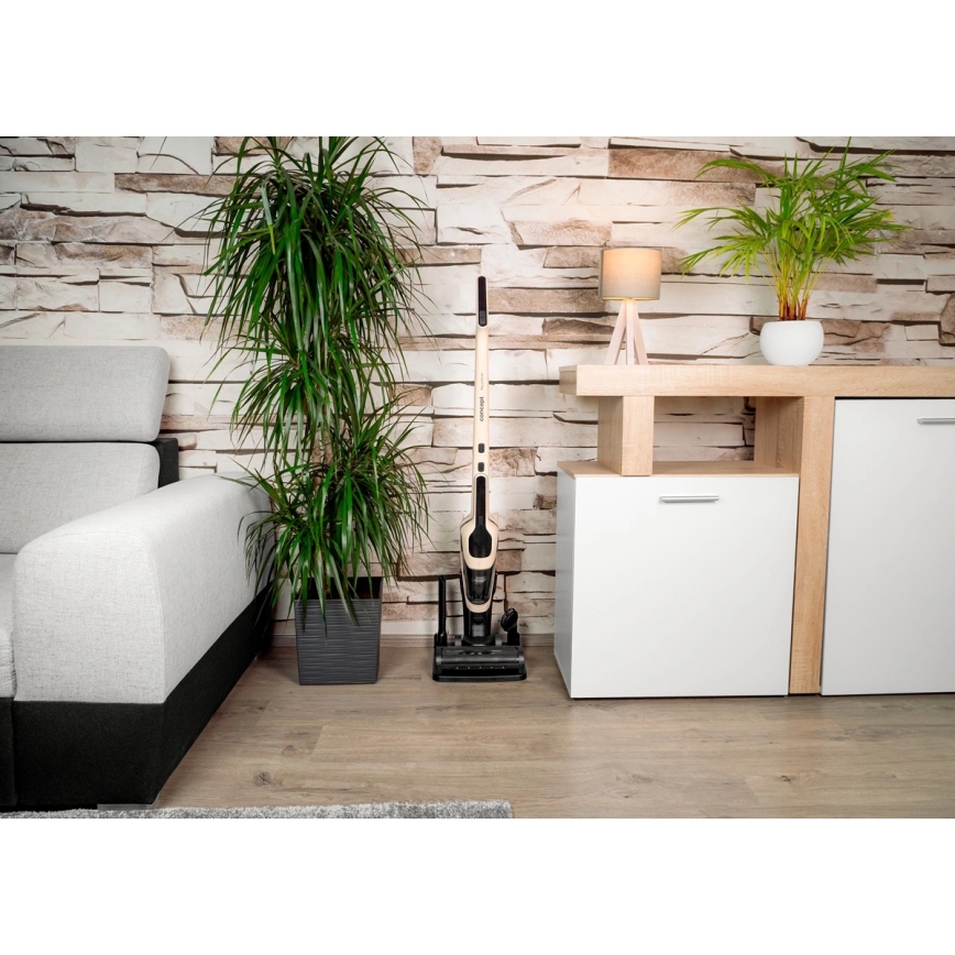 Concept VP4220 - Aspirator vertical fără fir 3 în 1 AQUAGLIDE 160W/28,8V 2200 mAh bej