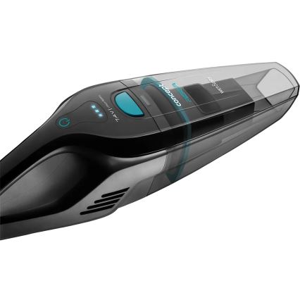 Concept VP4350 - Aspirator de mână RISER, pentru utilizare umedă și uscată, 50 W / 7,4 V / 2200 mAh, negru