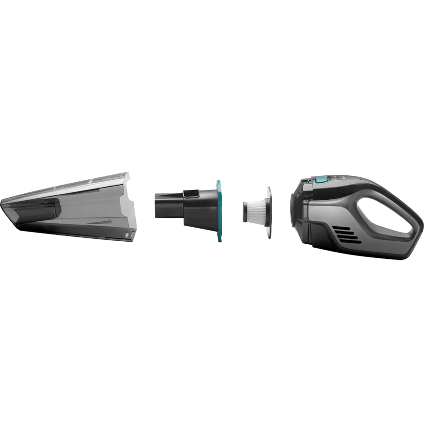 Concept VP4350 - Aspirator de mână RISER, pentru utilizare umedă și uscată, 50 W / 7,4 V / 2200 mAh, negru