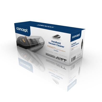 Concept VP4353 - Aspirator manual WET & DRY cu extensie pentru tub, 110W/18,5V 2200 mAh, negru