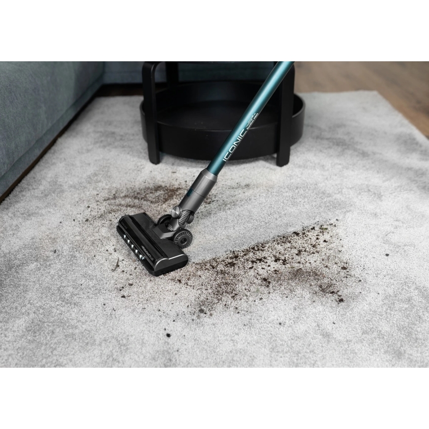 Concept VP6045 - Aspirator vertical și de mână 2 în 1 ICONIC SUCTION PRO 450W/29,6V 2500 mAh albastru