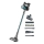 Concept VP6045 - Aspirator vertical și de mână 2 în 1 ICONIC SUCTION PRO 450W/29,6V 2500 mAh albastru
