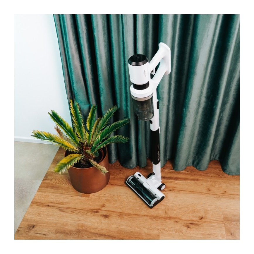 Aspirator vertical 2în1 Concept VP6125 ICONIC Comfort Telescope, 400 W / 29,6 V, 2000 mAh, alb