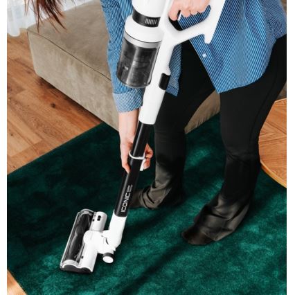 Aspirator vertical 2în1 Concept VP6125 ICONIC Comfort Telescope, 400 W / 29,6 V, 2000 mAh, alb