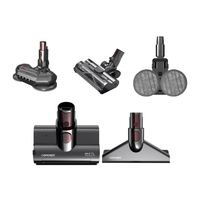 Concept VP6260 - Aspirator vertical 4 în 1 ULTIMATE PRO+ 500W/29,6V 2200 mAh negru