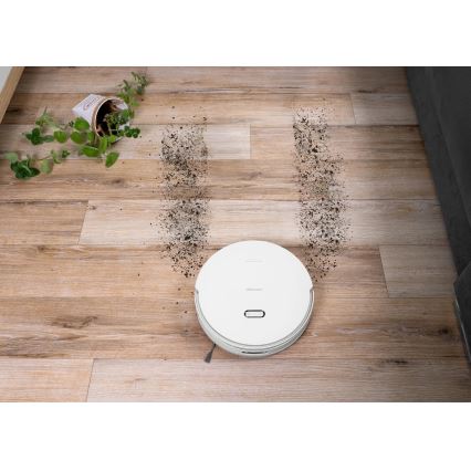 Concept VR4050 - Aspirator robot inteligent 2 în 1 cu mop OPTIMUS AQUA PRO LASER 3D, 600W/230V, 5200 mAh, Wi‑Fi, alb