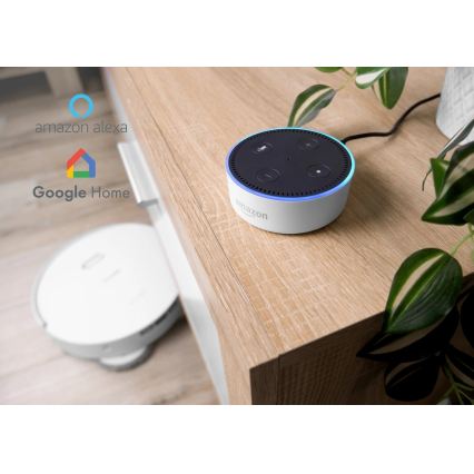 Concept VR4050 - Aspirator robot inteligent 2 în 1 cu mop OPTIMUS AQUA PRO LASER 3D, 600W/230V, 5200 mAh, Wi‑Fi, alb