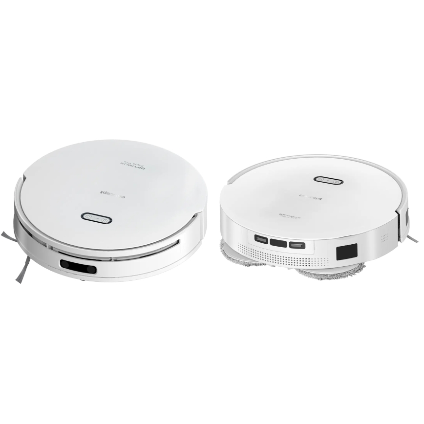 Concept VR4050 - Aspirator robot inteligent 2 în 1 cu mop OPTIMUS AQUA PRO LASER 3D, 600W/230V, 5200 mAh, Wi‑Fi, alb
