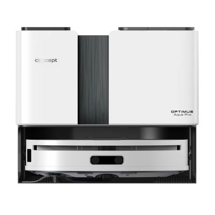Concept VR4050 - Aspirator robot inteligent 2 în 1 cu mop OPTIMUS AQUA PRO LASER 3D, 600W/230V, 5200 mAh, Wi‑Fi, alb