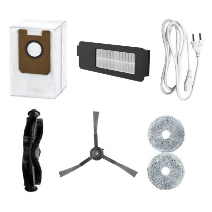 Concept VR4050 - Aspirator robot inteligent 2 în 1 cu mop OPTIMUS AQUA PRO LASER 3D, 600W/230V, 5200 mAh, Wi‑Fi, alb