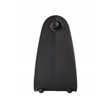 Concept VT7041 - Ventilator cu element de încălzire 1000/2000 W, 230 V, negru