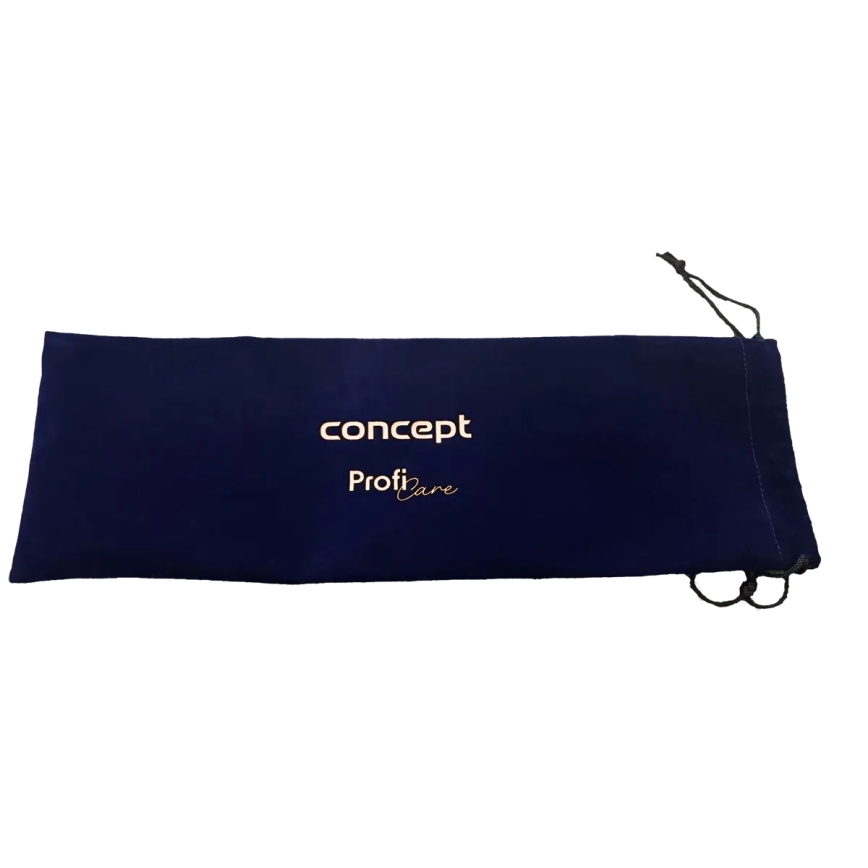 Concept VZ8100 - Placă de îndreptat părul PROFI CARE 60W/230V, albastru/auriu