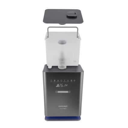 Concept ZV2021-  Umidificator de aer cu difuzor de aromă PERFECT AIR SMART 4,6 l 110W/230V Wi-Fi antracit + telecomandă