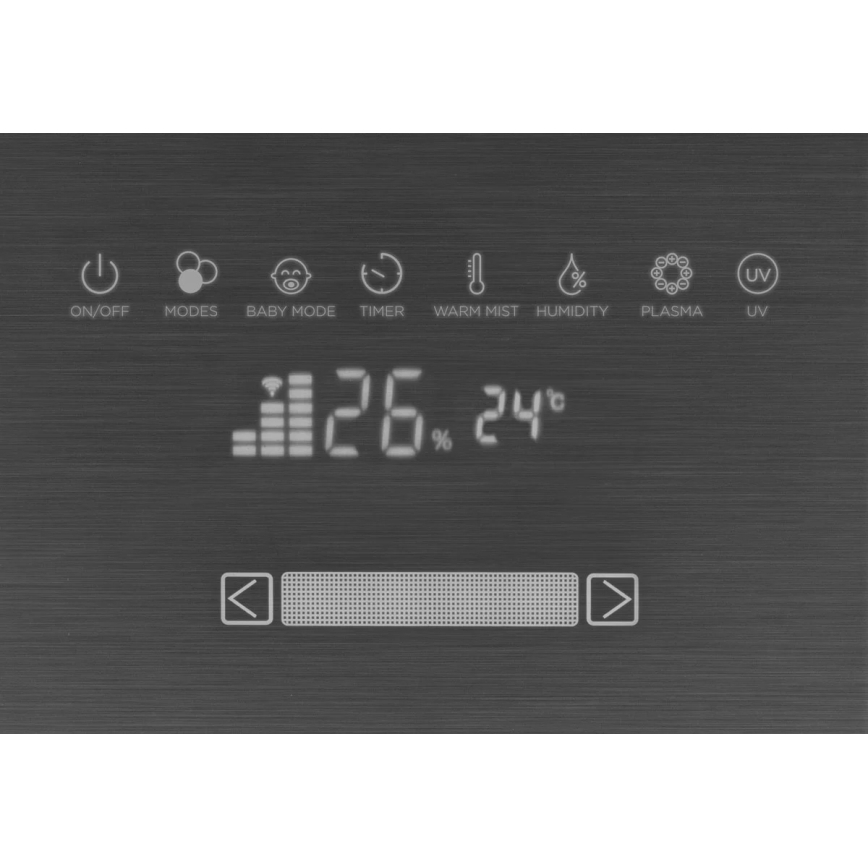 Concept ZV2021-  Umidificator de aer cu difuzor de aromă PERFECT AIR SMART 4,6 l 110W/230V Wi-Fi antracit + telecomandă