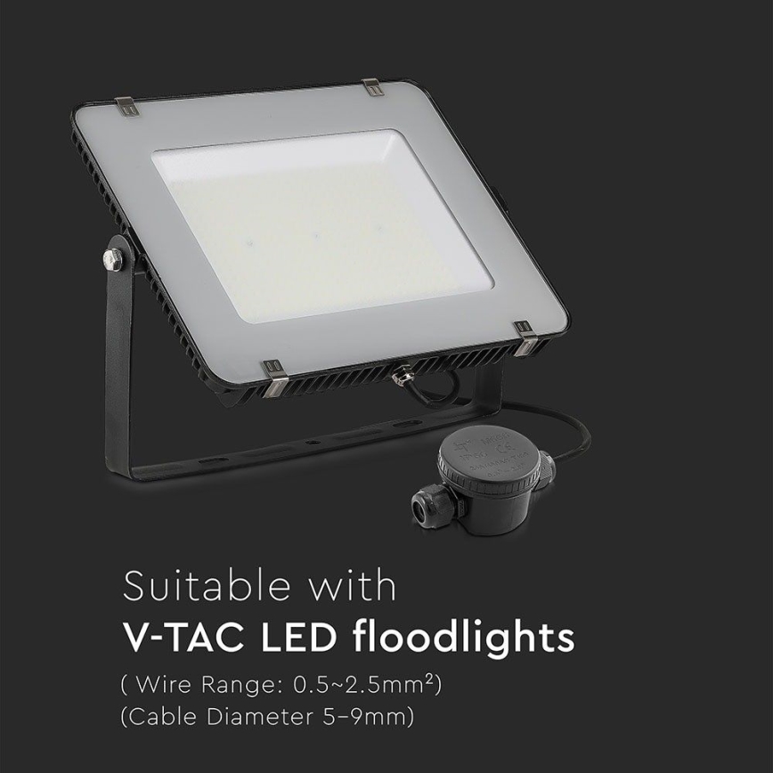 Conector impermeabil IP66 negru