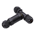 Conector impermeabil IP68 negru
