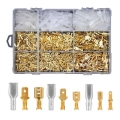 Conectori Faston, prize, capace 2,8-4,8-6,3 mm - set 900 bucăți