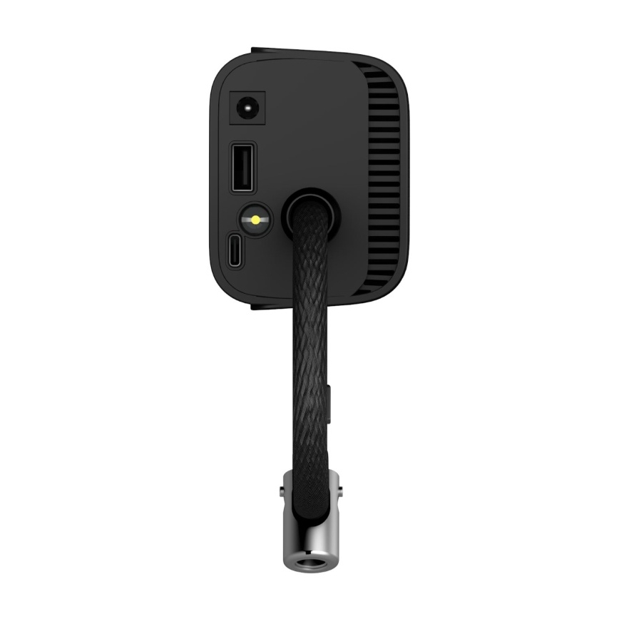 CONNECT IT CFF-4500-BK - Compresor portabil digital AirFlow, 80 W, 6000 mAh, negru