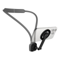 CONNECT IT CFF-6020-GY - Suport magnetic flexibil pentru telefon, purtat la gât, compatibil MagSafe