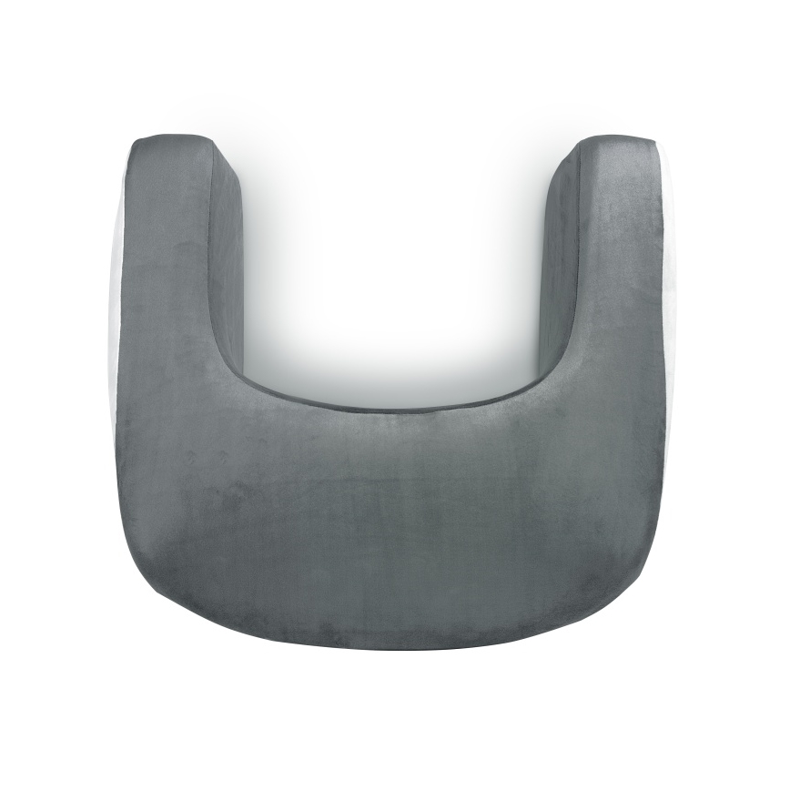 CONNECT IT CFH-1020-GY - Pernă anatomică ErgoWork pentru citit și lucru, gri/alb