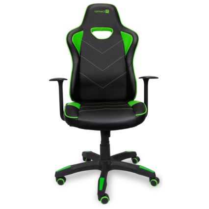 CONNECT IT CGC-0700-GR - Scaun de gaming LeMans Pro negru/verde