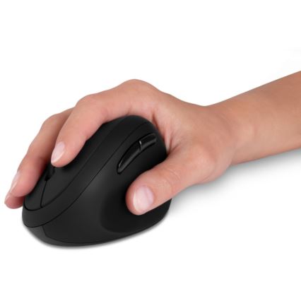 CONNECT IT CMO-2600-BK - Mouse ergonomic fără fir, 800/1200/1600 DPI, 1x AA, negru