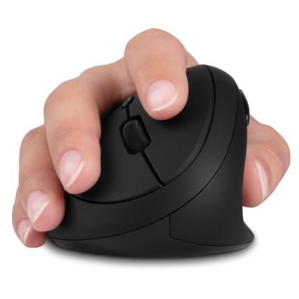 CONNECT IT CMO-2600-BK - Mouse ergonomic fără fir, 800/1200/1600 DPI, 1x AA, negru