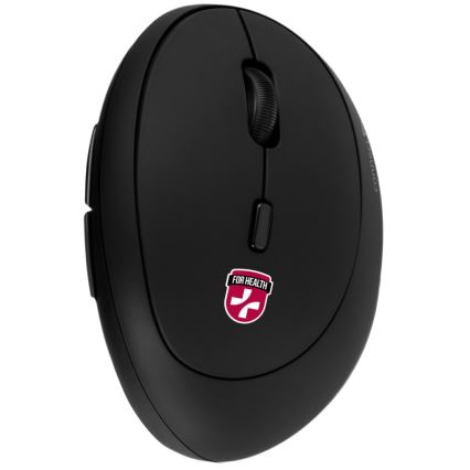 CONNECT IT CMO-2600-BK - Mouse ergonomic fără fir, 800/1200/1600 DPI, 1x AA, negru