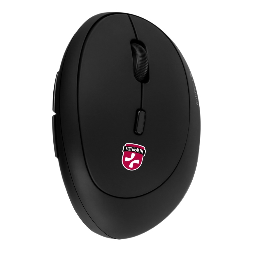 CONNECT IT CMO-2600-BK - Mouse ergonomic fără fir, 800/1200/1600 DPI, 1x AA, negru