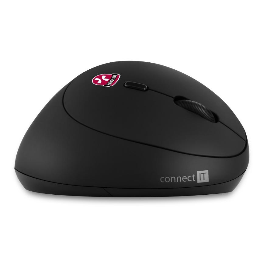 CONNECT IT CMO-2600-BK - Mouse ergonomic fără fir, 800/1200/1600 DPI, 1x AA, negru