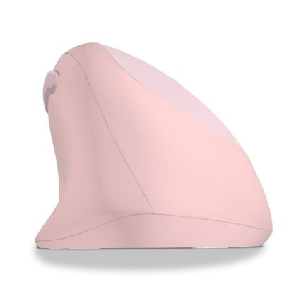 CONNECT IT CMO-2600-PK - Mouse fără fir ergonomic, 800/1200/1600 DPI, 1x baterie AA, roz