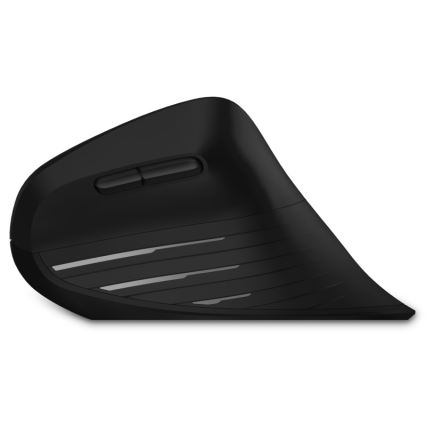 CONNECT IT CMO-2880-BK - Mouse Verti TriMode ergonomic, fără fir, 1000/1600/2400 DPI, 2x AAA, negru