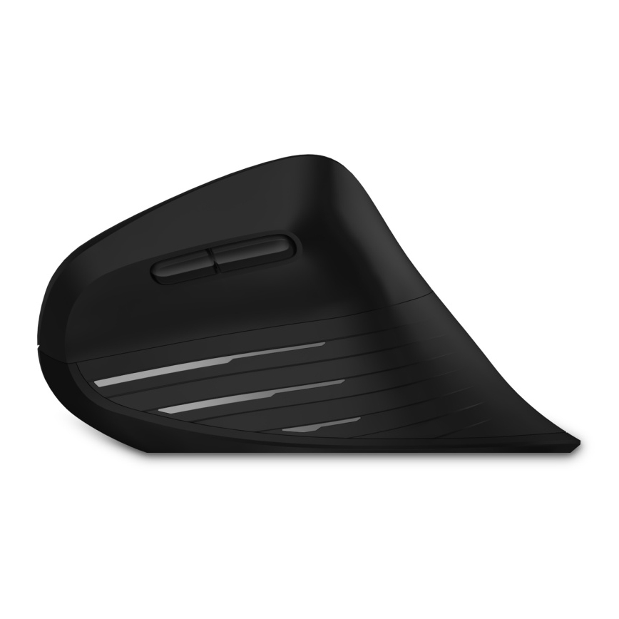 CONNECT IT CMO-2880-BK - Mouse Verti TriMode ergonomic, fără fir, 1000/1600/2400 DPI, 2x AAA, negru