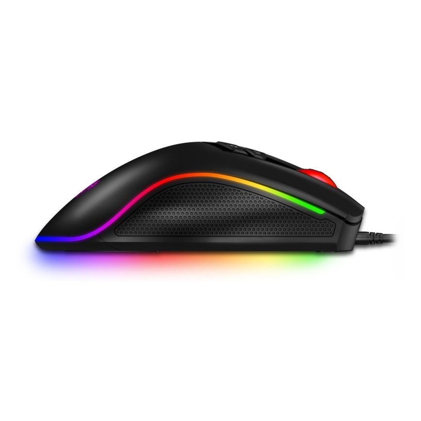 CONNECT IT CMO-3591-BK - Mouse de gaming cu fir LED RGB, 500-7200 DPI, neagră