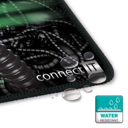 CONNECT IT CMP-1110-LG - Suport pentru tastatură și mouse 88,6x24,5 cm negru/verde