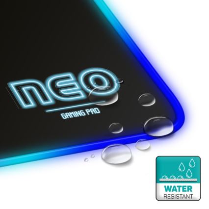 CONNECT IT CMP-3100-SM - Mousepad de gaming LED RGB 32x24,5 cm negru