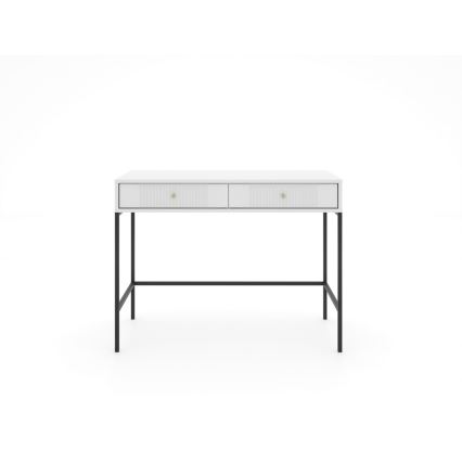 Consolă LUE 104x50 cm, alb/negru