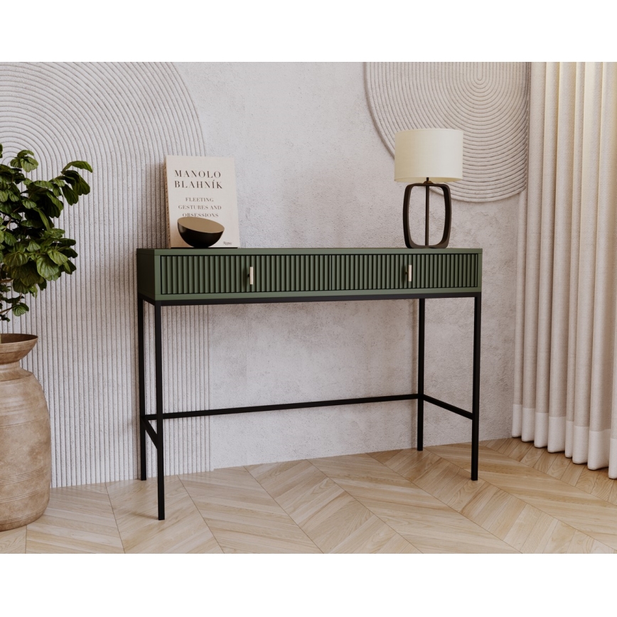 Consolă SUE, verde/negru