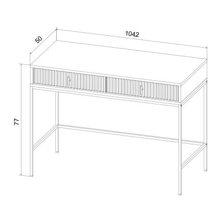Consolă SUE, verde/negru
