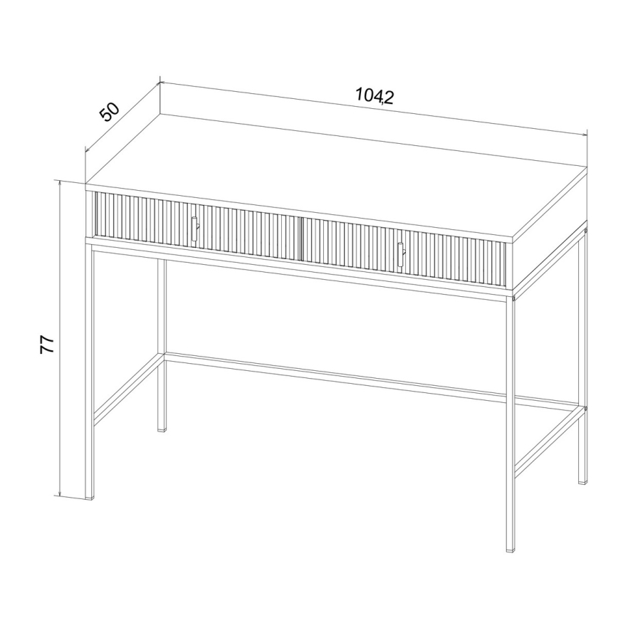 Consolă SUE, verde/negru