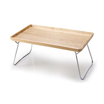Continenta C3245 - Tavă pentru pat 53x32 cm, lemn de cauciuc