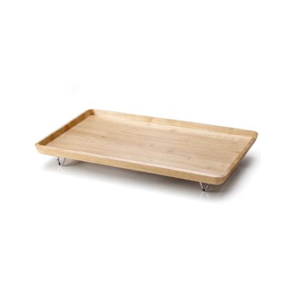 Continenta C3245 - Tavă pentru pat 53x32 cm, lemn de cauciuc
