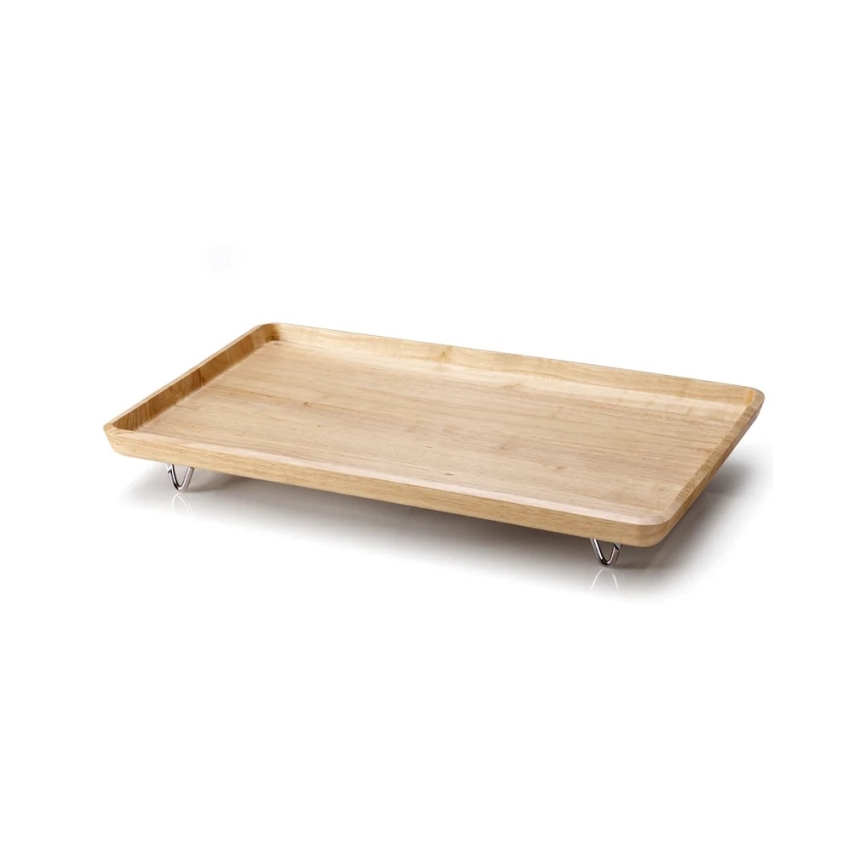 Continenta C3245 - Tavă pentru pat 53x32 cm, lemn de cauciuc