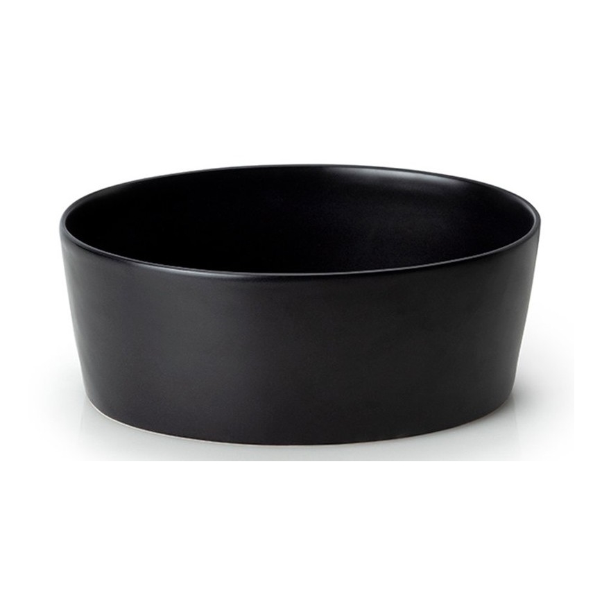 Continenta C3730 - Cutie de pâine cu capac 30x23 cm neagră/lemn de cauciuc