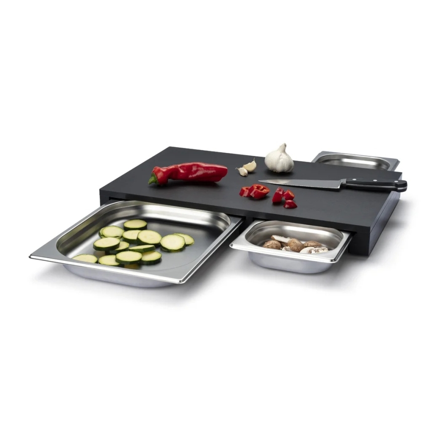 Continenta C5328 - SET tocător de bucătărie 49,5x32,5 cm + 3x boluri Duracore