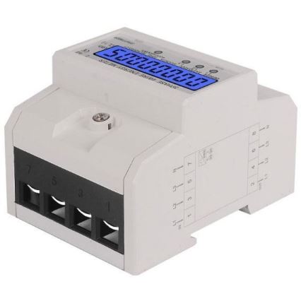 Contor electric trifazic digital pentru șină DIN DDS024