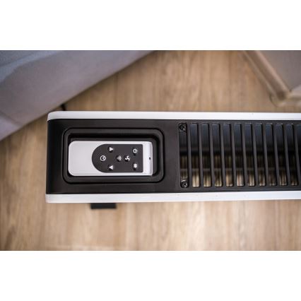 Convector electric 1000/1300/2300W LCD/temporizator/TURBO/termostat alb Brilagi + telecomandă