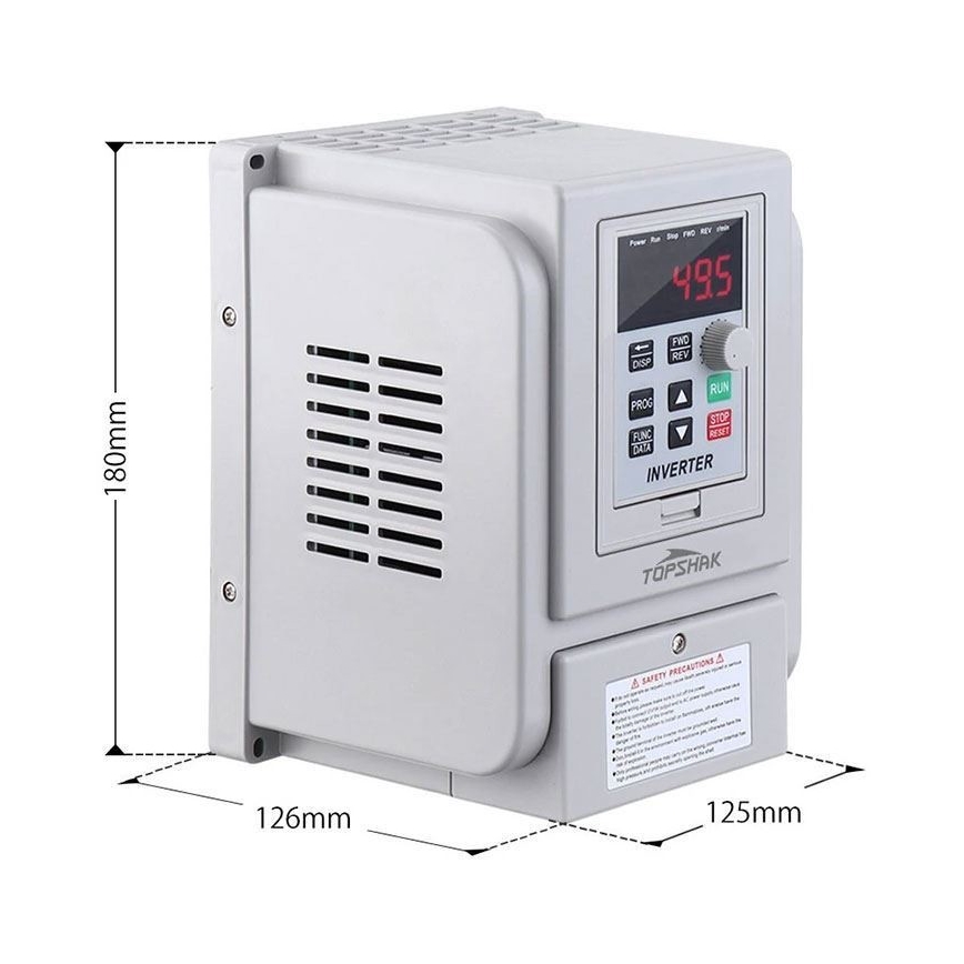 Convertor de frecvență pentru motoare trifazate 230V/12A 