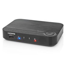 Convertor HDMI profesional cu trei porturi 4K USB-C la HDMI